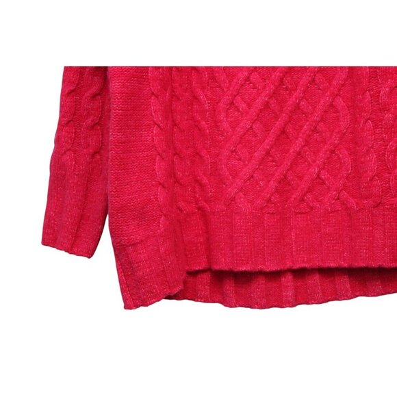 Banana Republic Sweater Size Large Oversized Chunky Cable Knit Wool Yak Hair - Picture 5 of 15